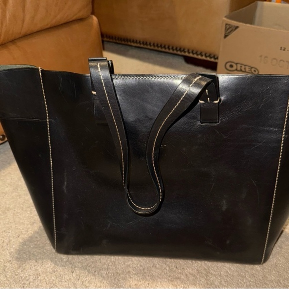 OSREPY LONDON black tote bag - Picture 2 of 4